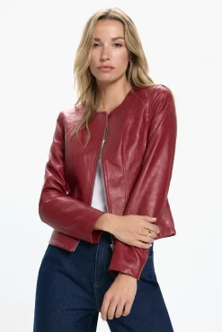 Vero Moda Sobretudos-Casaco Vermelho