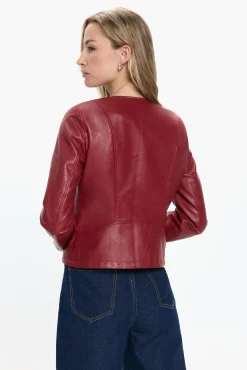Vero Moda Sobretudos-Casaco Vermelho