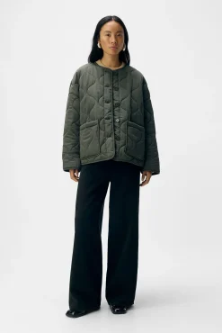 Object Sobretudos|Casacos-Casaco acolchoada Verde