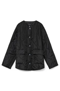 Vero Moda Sobretudos|Casacos-Casaco acolchoada Preto