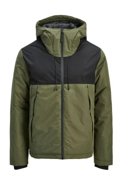 Jack & Jones Casacos-Casaco acolchoada bicolor verde