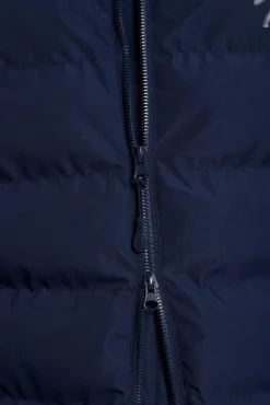 Valecuatro Casacos-Casaco acolchoada com relevo marinho Azul