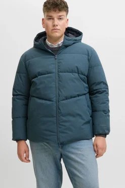 Jack & Jones PLUS Casacos-Casaco acolchoada masculina azul