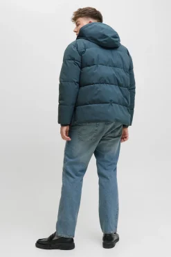 Jack & Jones PLUS Casacos-Casaco acolchoada masculina azul