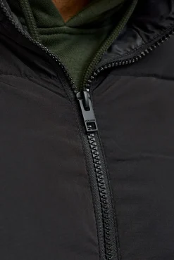 Jack & Jones PLUS Casacos-Casaco acolchoada masculina preto