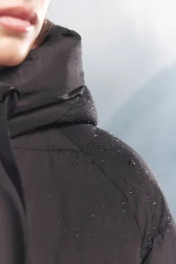 Springfield Sobretudos-Casaco acolchoada repelente à água Sorona Aura preto