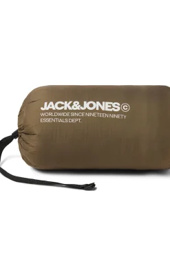 Jack & Jones Casacos-Casaco acolchoado puffer castanho