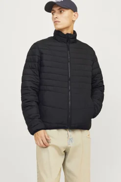 Jack & Jones Casacos-Casaco acolchoado puffer preto