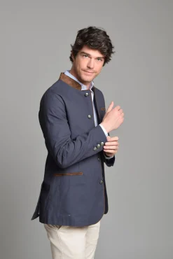 Cloking Casacos-Casaco austríaco Azul