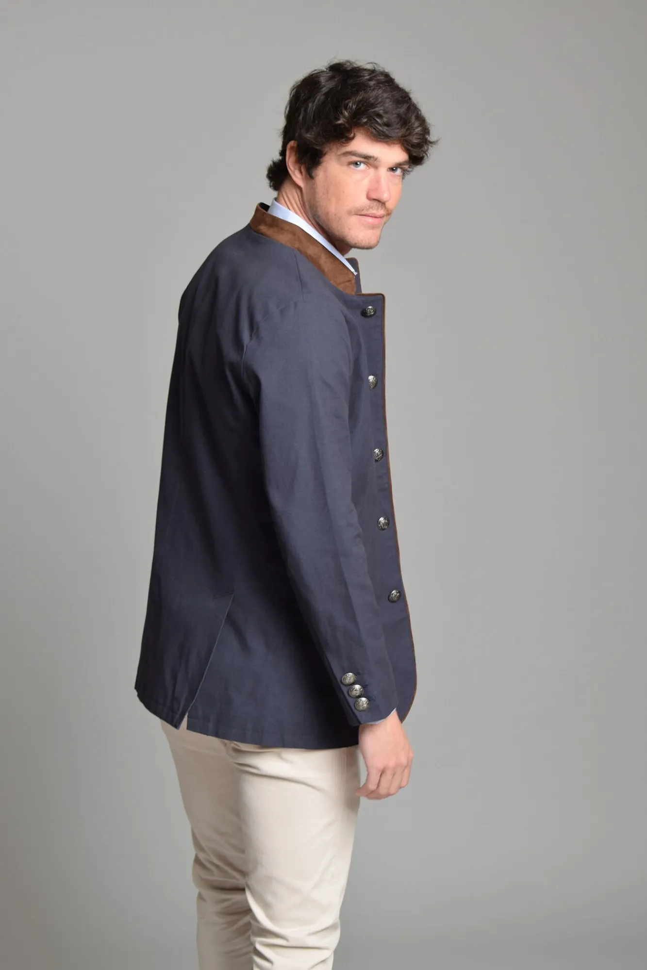 Cloking Casacos-Casaco austríaco Azul