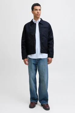 Jack & Jones Casacos-Casaco aviador azul