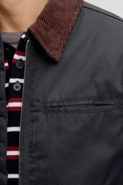 Jack & Jones Casacos-Casaco aviador preto