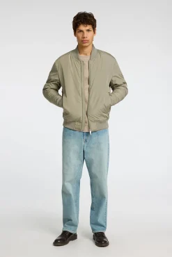 Selected Casacos-Casaco bomber Cinzento