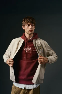 OOTO Casacos-Casaco bomber Tostado