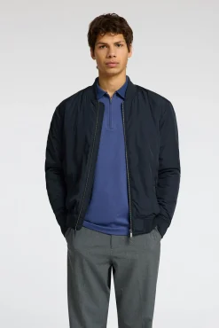 Selected Casacos-Casaco bomber Azul