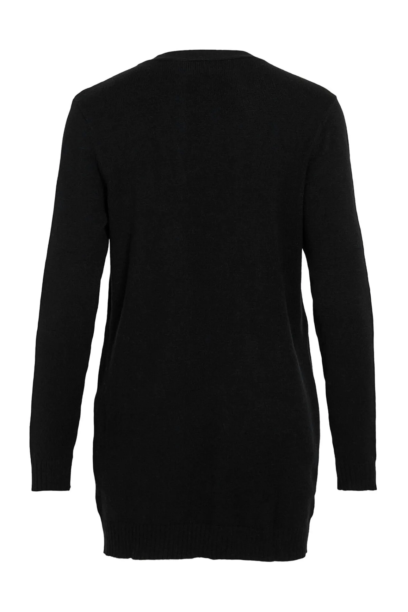 Vila Camisolas-Casaco cardigan de malha Preto