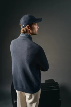 OOTO Camisolas-Casaco com botões Azul