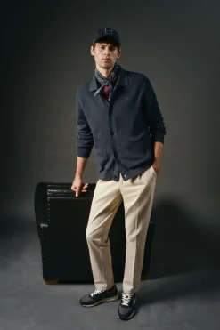 OOTO Camisolas-Casaco com botões Azul