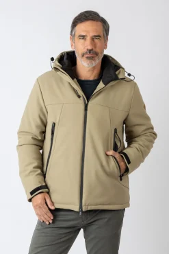 Privata Casacos-Casaco com capuz Tostado