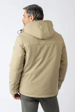 Privata Casacos-Casaco com capuz Tostado