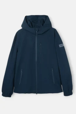 Silbon Casacos-Casaco com capuz à prova de vento Azul