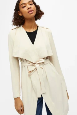 Object Sobretudos-Casaco com cinto Tostado