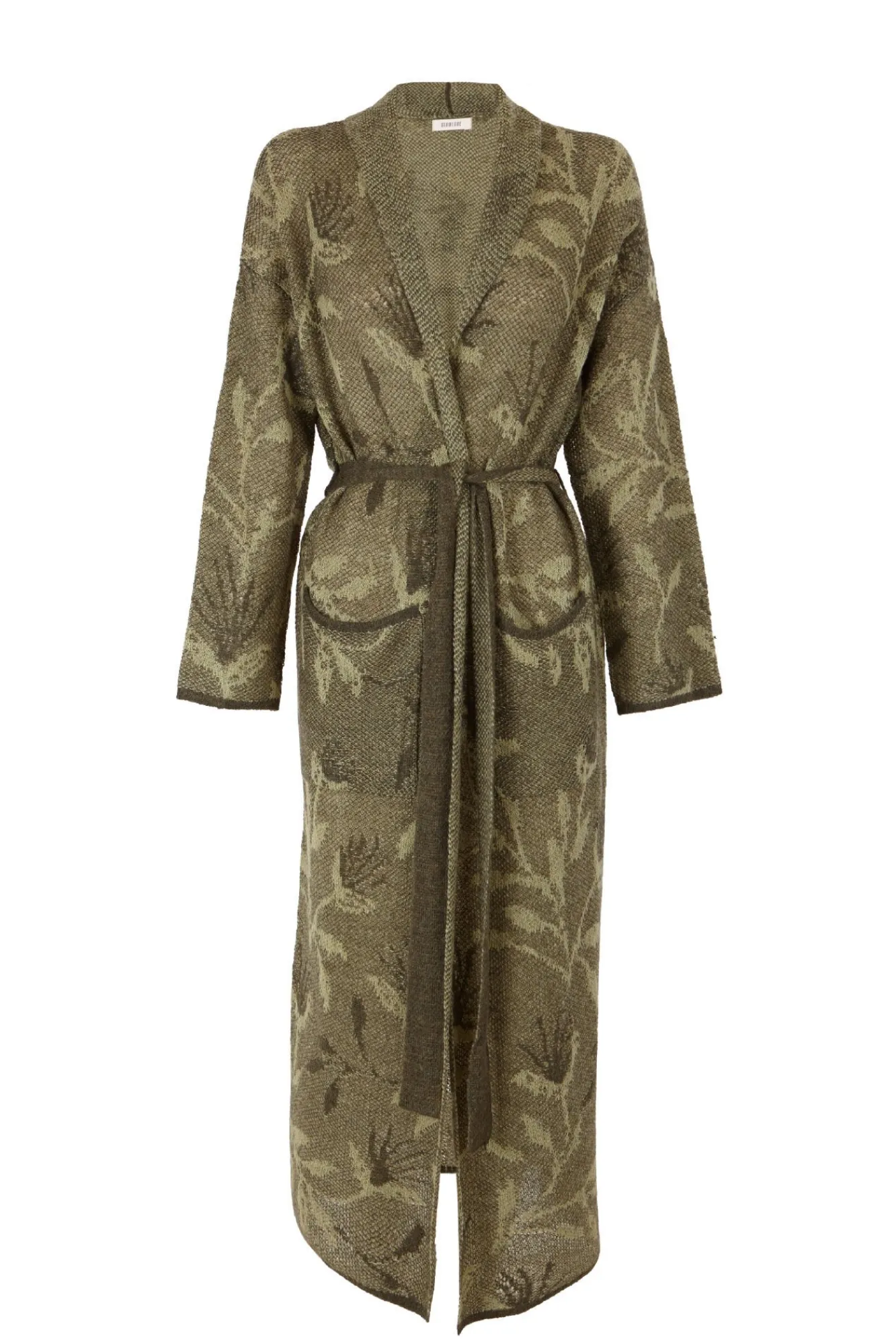 Slowlove Sobretudos-Casaco comprido jacquard Verde