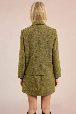 Molly Bracken Sobretudos-Casaco curta com estampado discreta Multicolorido