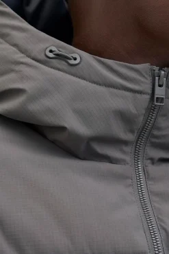 Jack & Jones Casacos-Casaco curta puffer cinzento