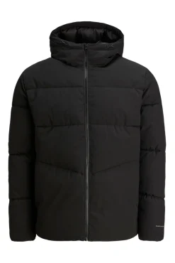 Jack & Jones Casacos-Casaco curta puffer preto