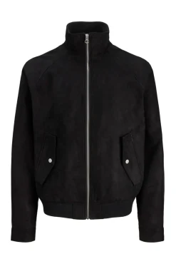 Jack & Jones Casacos-Casaco de camurça preto