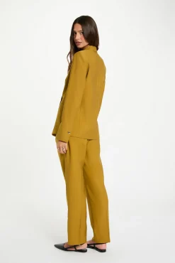 Morgan Sobretudos-Casaco de força Amarelo