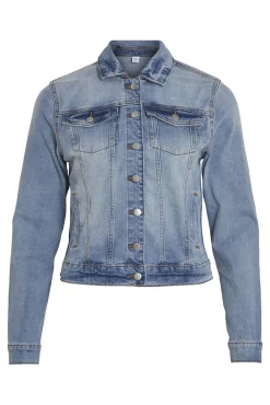 Vila Sobretudos-Casaco de ganga Azul