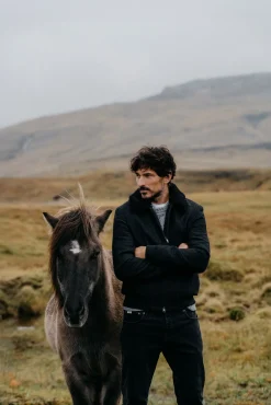 OOTO Casacos-Casaco de lã borrego Cinzento