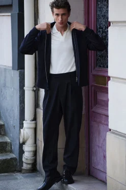 Pedro del Hierro Camisolas|Casacos-Casaco de malha Azul