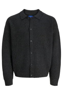 Jack & Jones Camisolas-Casaco de malha cinzento