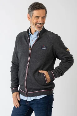 Privata Camisolas-Casaco de malha Cinzento