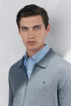 Pedro del Hierro Camisolas-Casaco de malha Cizento