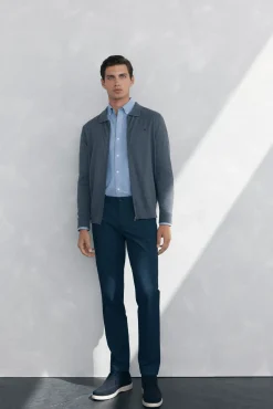 Pedro del Hierro Camisolas-Casaco de malha Cizento