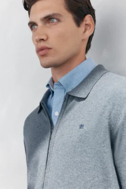 Pedro del Hierro Camisolas-Casaco de malha Cizento