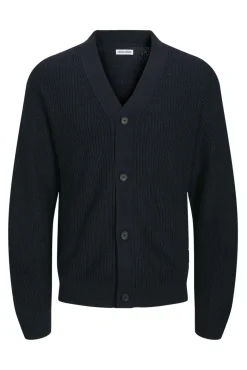 Jack & Jones Camisolas-Casaco de malha básico com gola em V azul