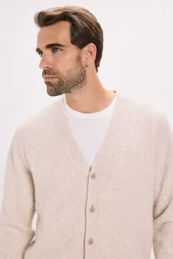 Jack & Jones Camisolas-Casaco de malha básico de malha liso Tostado