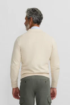 Silbon Camisolas-Casaco de malha clássico Tostado