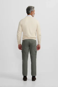 Silbon Camisolas-Casaco de malha clássico Tostado