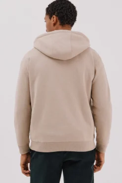 Cortefiel Camisolas-Casaco de malha com capuz Tostado