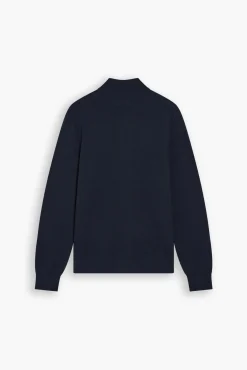 Dockers Camisolas-Casaco de malha com fecho-éclair Azul