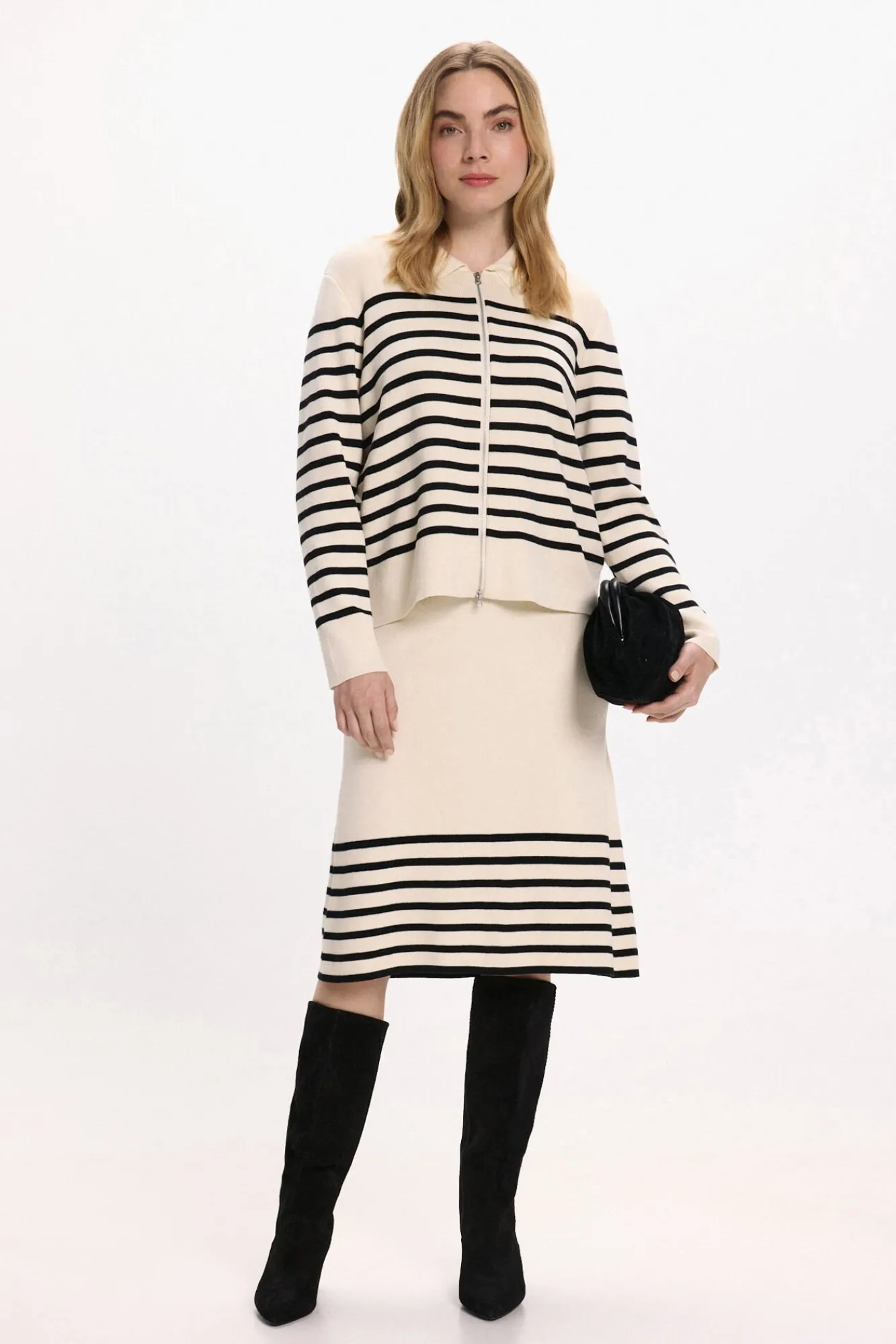 Vila Camisolas-Casaco de malha com viscose Tostado