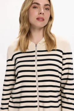 Vila Camisolas-Casaco de malha com viscose Tostado