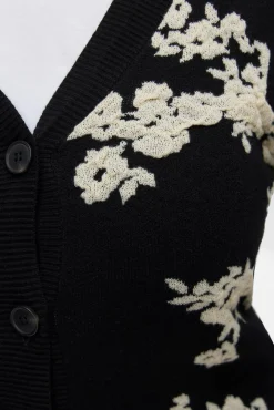 Vero Moda Curve Camisolas-Casaco de malha de malha curva Preto