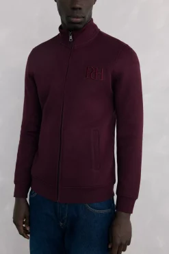 Pedro del Hierro Camisolas-Casaco de malha tecido técnico Bordeaux